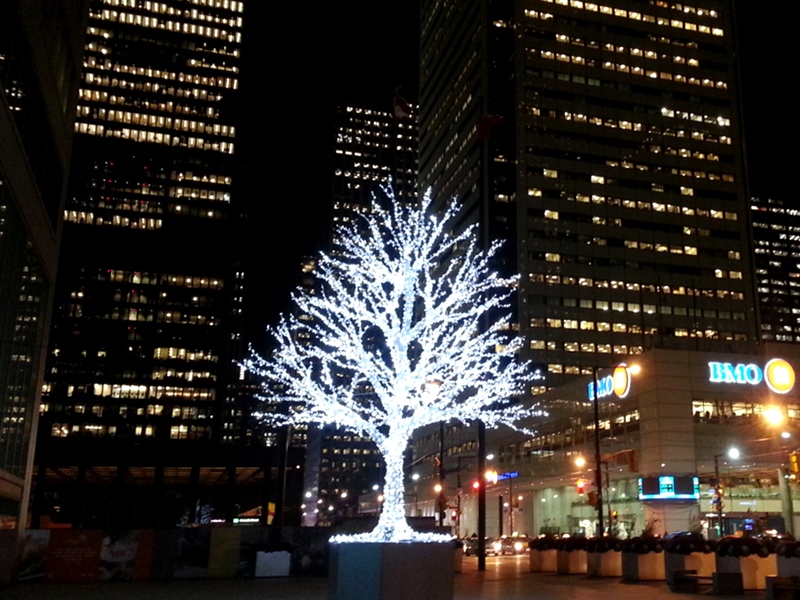 Financial District Christmas Tree