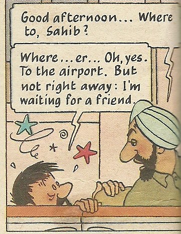 City Books – Tintin in Delhi, Around Town