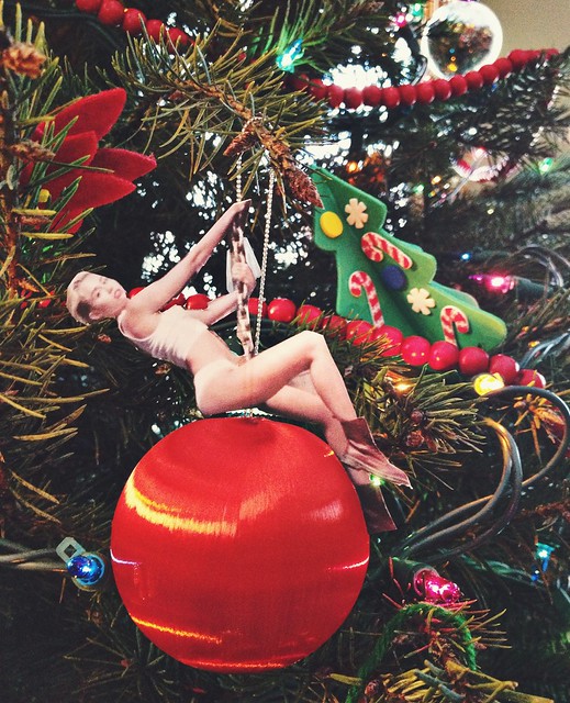 Miley Cyrus Wrecking Ball Ornament