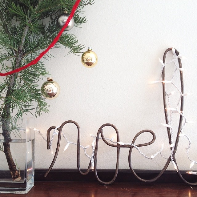 no corner is safe from my twinkle light obsession #ahartfeltadvent