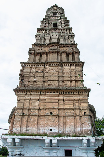 The side of gopuram kodanda rama temple ammapalle shamshabad