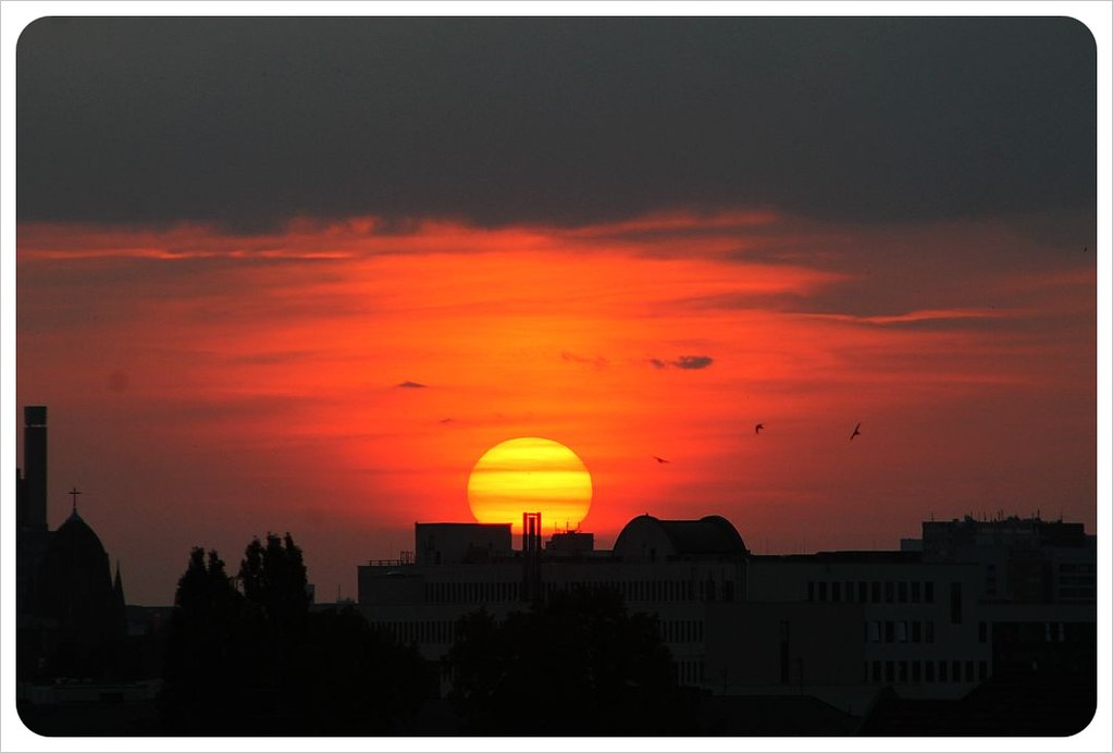 berlin sunset