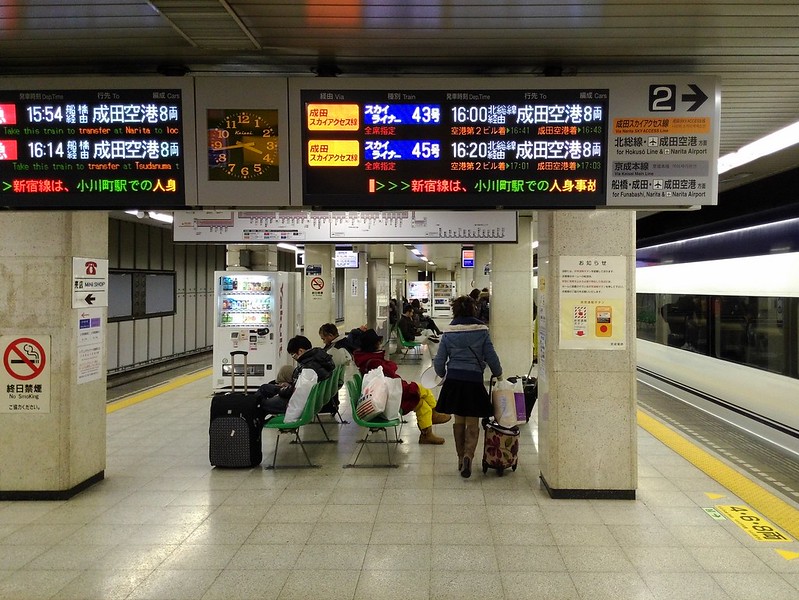 抵達上野站