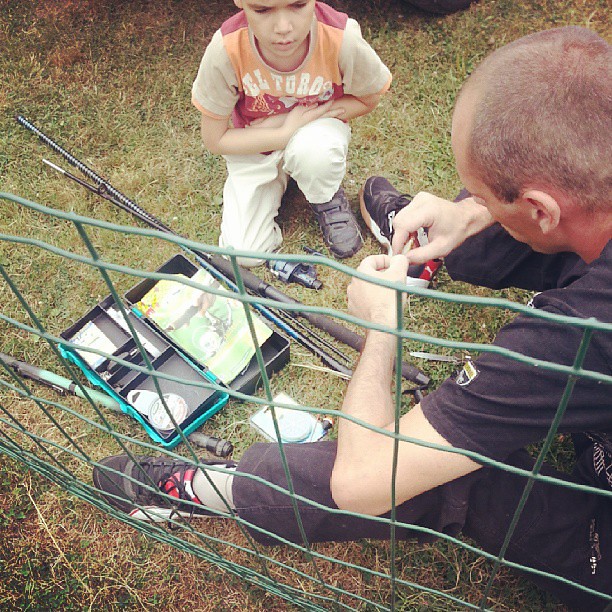 ★ les hommes se préparent pour aller à la pêche ★ #blog #blogueuse #ourlittlefamily #france #weekend