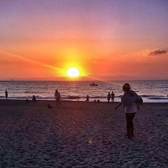 Sunset, Morito Beach