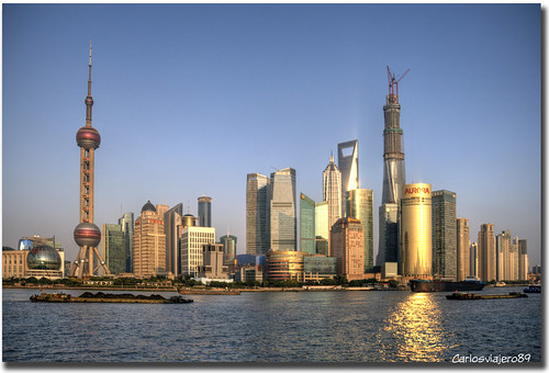 Nuevo skyline de Shanghai by carlosviajero89