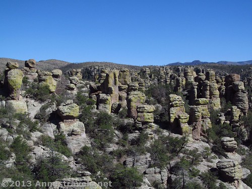 Views of Rock Spires from the Echo Canyon Trail, Chiricahua National Monument, Arizona