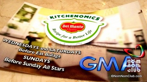 Del Monte Kitchenomics on GMA 7