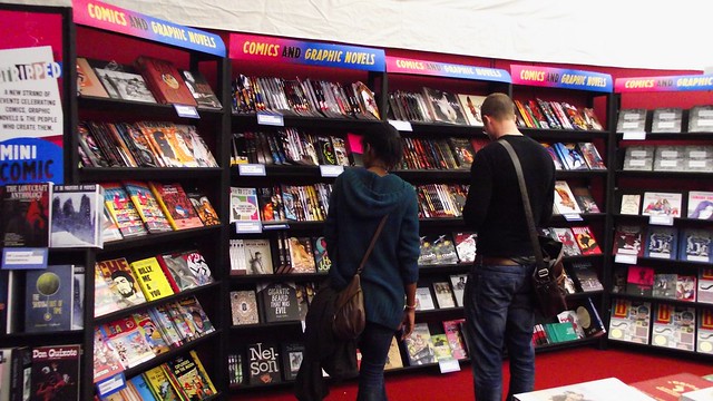 graphic novels at the Edinburgh book festival 02
