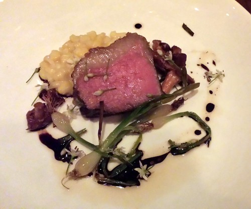 Dry Aged Beef, Creamed Corn, Chanterelles