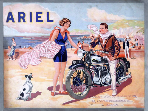 1932 Ariel Square Four brochure cover by bullittmcqueen
