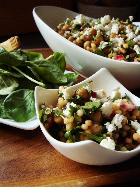 Lots Of Herbs Chickpea Couscous Salad
