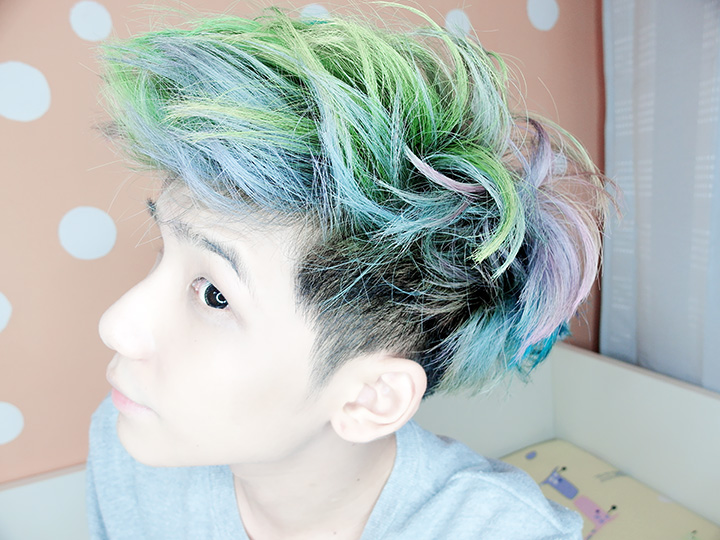 green hair typicalben