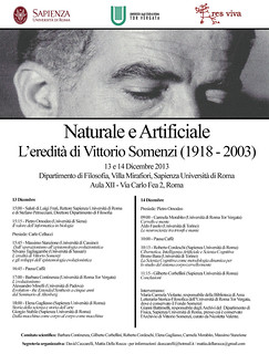 Naturale e Artificiale eredità Vittorio Somerzi