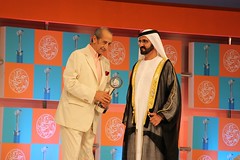 Arab Journalism Awards Ceremony 2013  H.H. Sheikh Mohammed Bin Rashid Al Maktoum and Hamdy Kandil