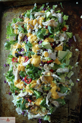 Asian Chicken Chop Salad with Mango Dressing