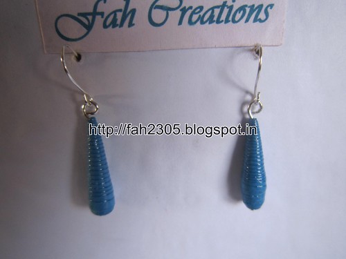 Handmade Jewelry - Paper Beads Earrings (3) by fah2305
