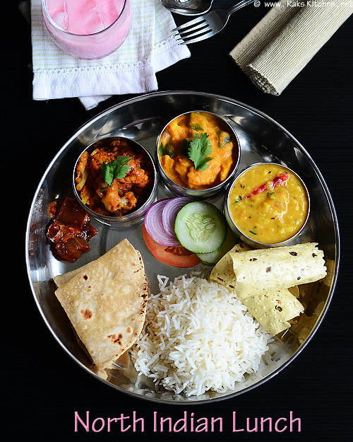 Lunch menu 6 | North Indian lunch menu - Raks Kitchen