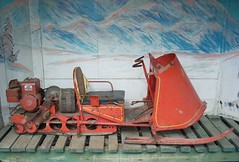 antique snowmobile