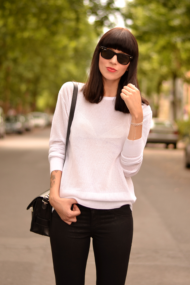 Black White Outfit J Brand Sojeans Sporty Look 7