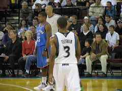 First Oklahoma City Thunder game, Billings, MT - October 8, 2008