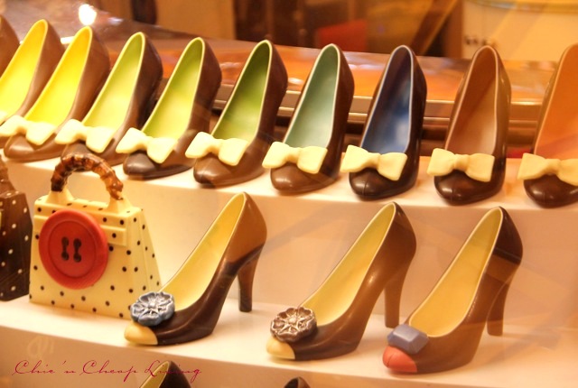 Milan La Rinascente chocolate shoes by Chic n Cheap Living