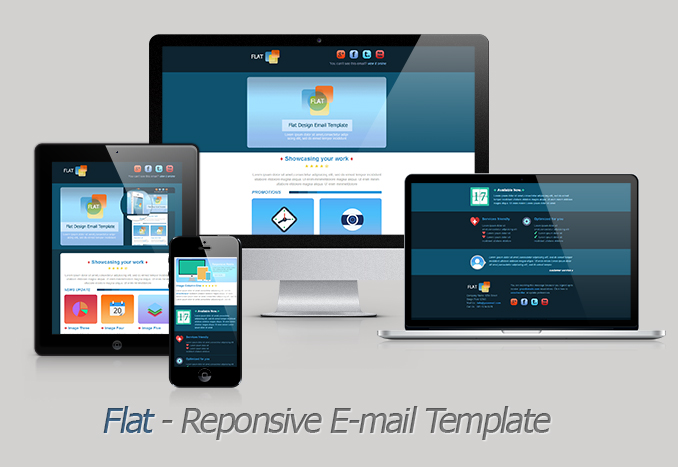 Flat - Responsive Email Template