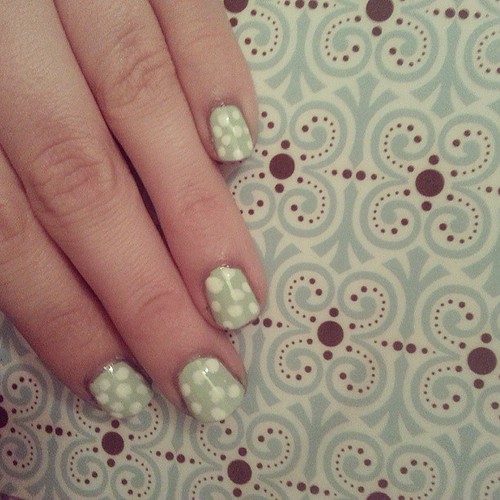 Mint nails. #nails #mani