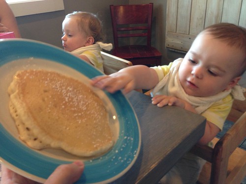 Elliott's First Pancake