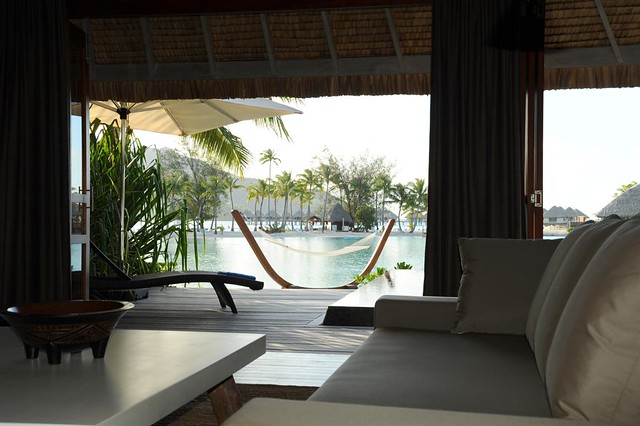 Le Meridien Bora Bora—Suite and Villa Living Room private view