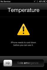 Too hot iPhone message - Temperature warning