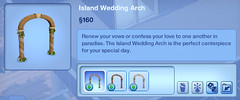 Island Wedding Arch