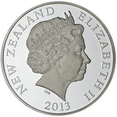 New Zealand's  1 Dollar Maori Art Coin obverse