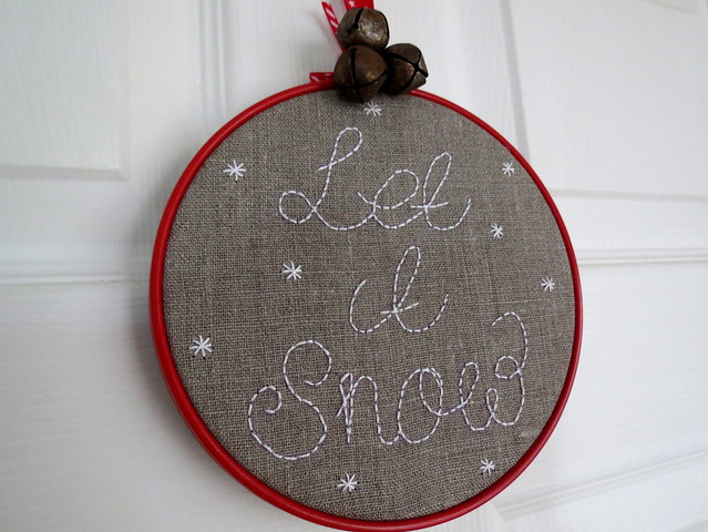 Let it Snow Embroidery