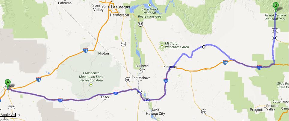 Domingo Día 14 de Julio: Barstow - Ruta 66 - Grand Canyon South Rim (I) - 25 días por los parques nacionales del Oeste de USA: un Road Trip de 10500 kms (1)