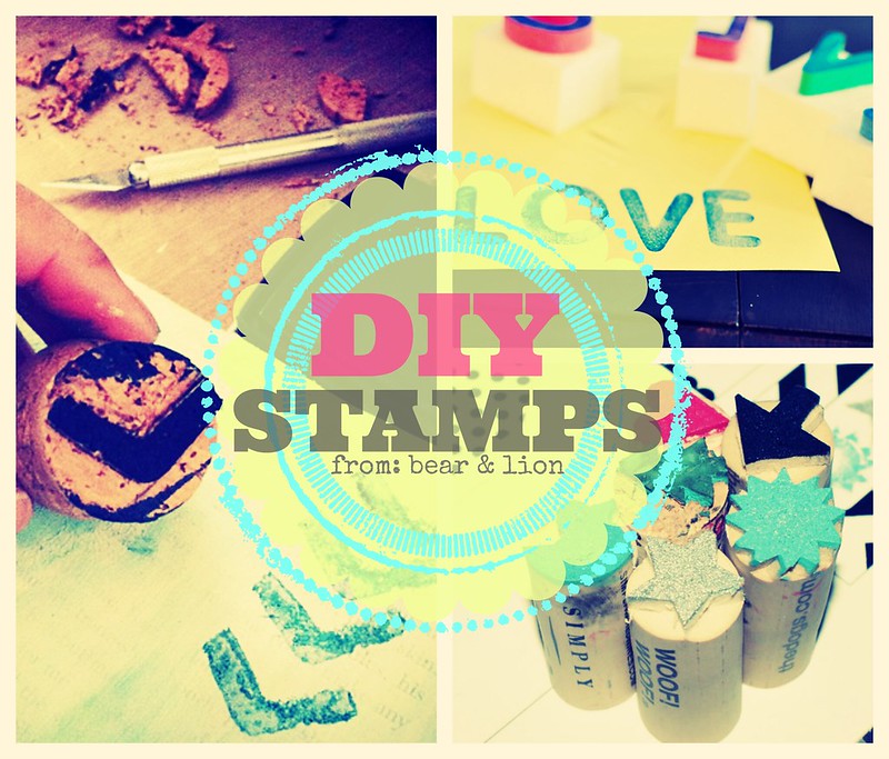 DIY, stamps, gift tags, gift wrap