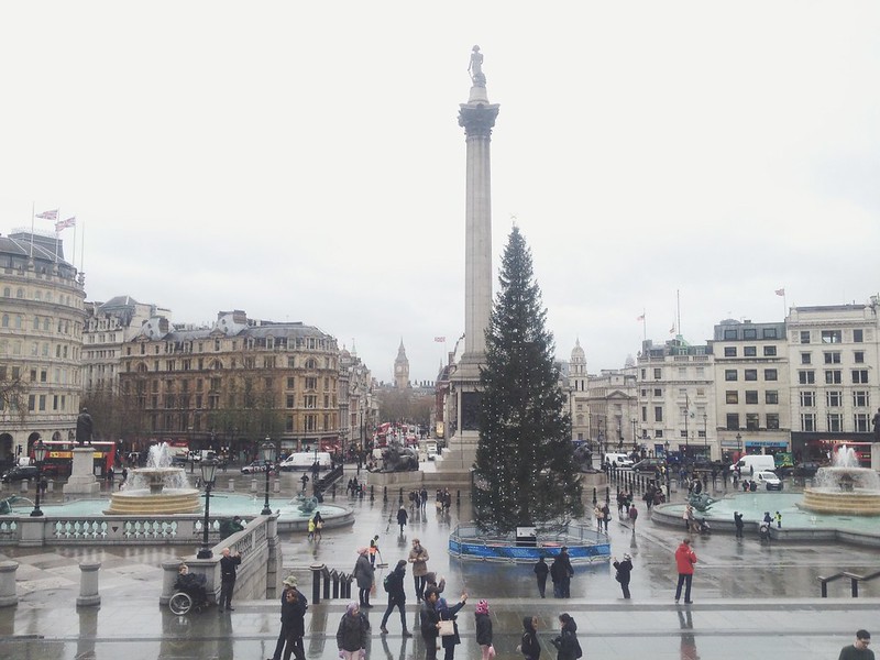 Trafalgar Square at Christmas