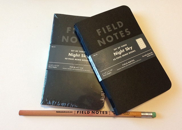 Field Notes Night Sky Shipment & Pencil