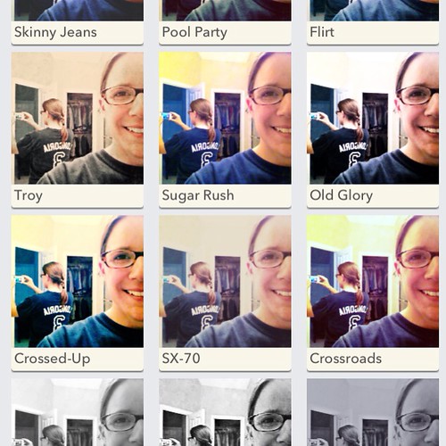 Playing with a selfie in PicTapGo. #weekinthelife