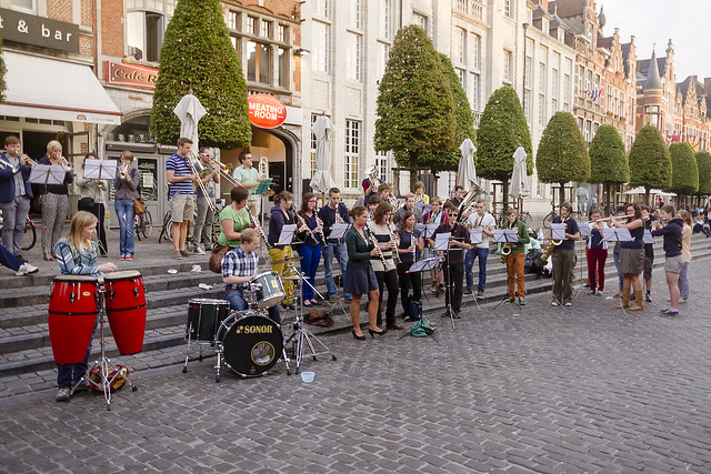 UHO Flashmob op de Oude Markt