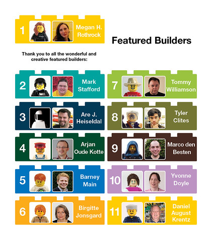 LEGO Adventure Book 2 Featured Builders