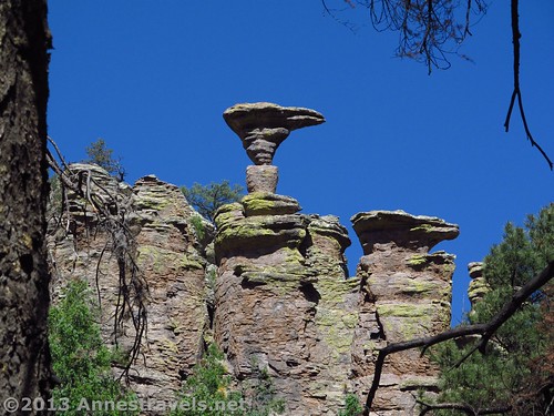 The Mushroom Rock, Mushroom Rock Trail, Chiricahua National Monument, Arizona