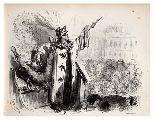 014-Los pavos y los gansos-La Ménagerie parisienne, par Gustave Doré -1854- Fuente gallica.bnf.fr-BNF