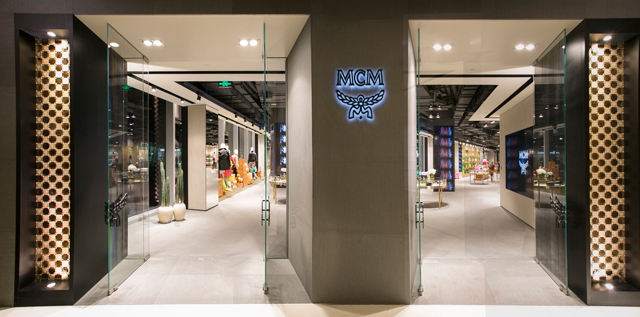 A new MCM store, which is a premium experience-oriented boutique and a landmark for luxury is open in a popular shopping malls in Shanghai -- iAPM.