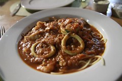 Seafood spaghetti @ Brasileirinho