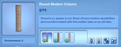 Round Modern Column