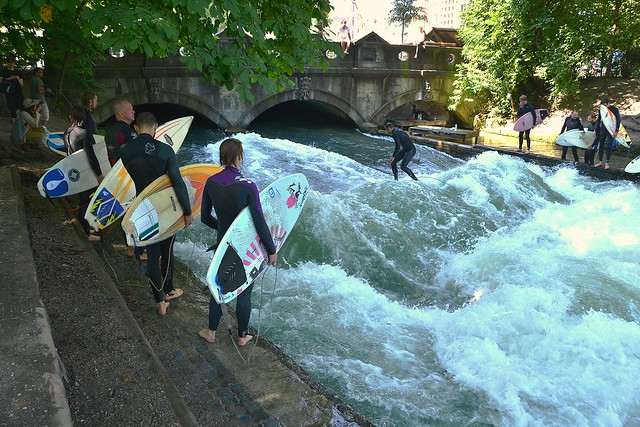 Munich River Surfing