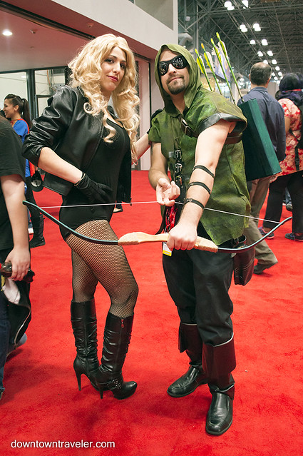 NY Comic Con Couples Costume Green Arrow Black Canary