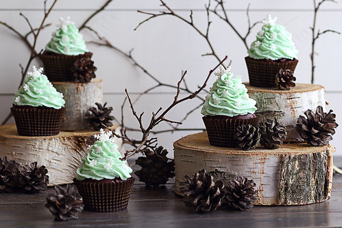 winter cupcakes