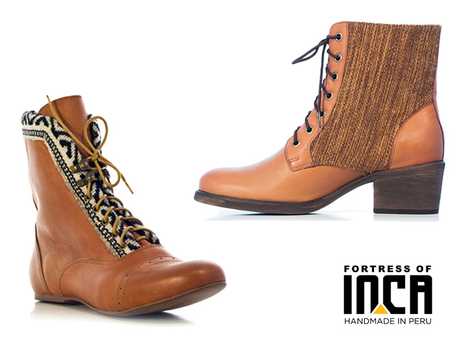 7 fortress of inca brown ankle boots handmade in peru